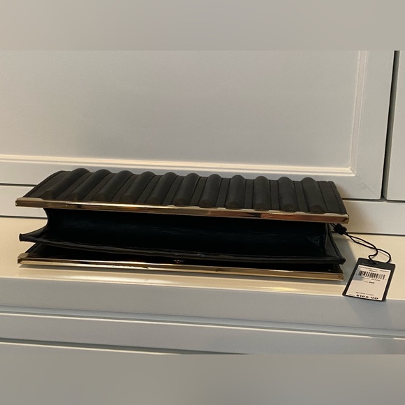 NWT - BCBGMaxazria Leather Clutch - Picture 5 of 5